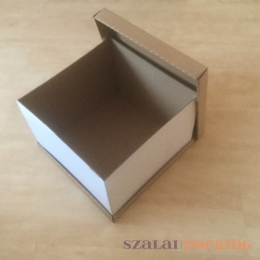 Doboz emeletes tortához fehér-barna